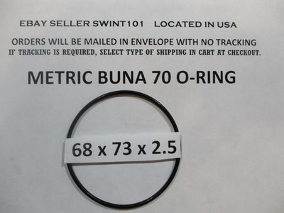 68mm ID x 73mm OD x 2.5mm thick O-ring.  Buna-70.   Quan 1.