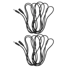  2 Pcs Power Cord Supply Extension Cable LED Lamp Connecting Wire Extender Cords