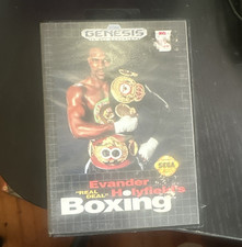 SEGA Evander Holyfield Real Deal Boxing Genesis Complete w/ Manual 1992
