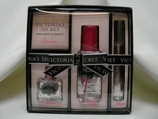 NIB Victoria Secret Sexy ~NOIR TEASE~ 3 PC GIFT SET  EDP Rollerball & Body mist