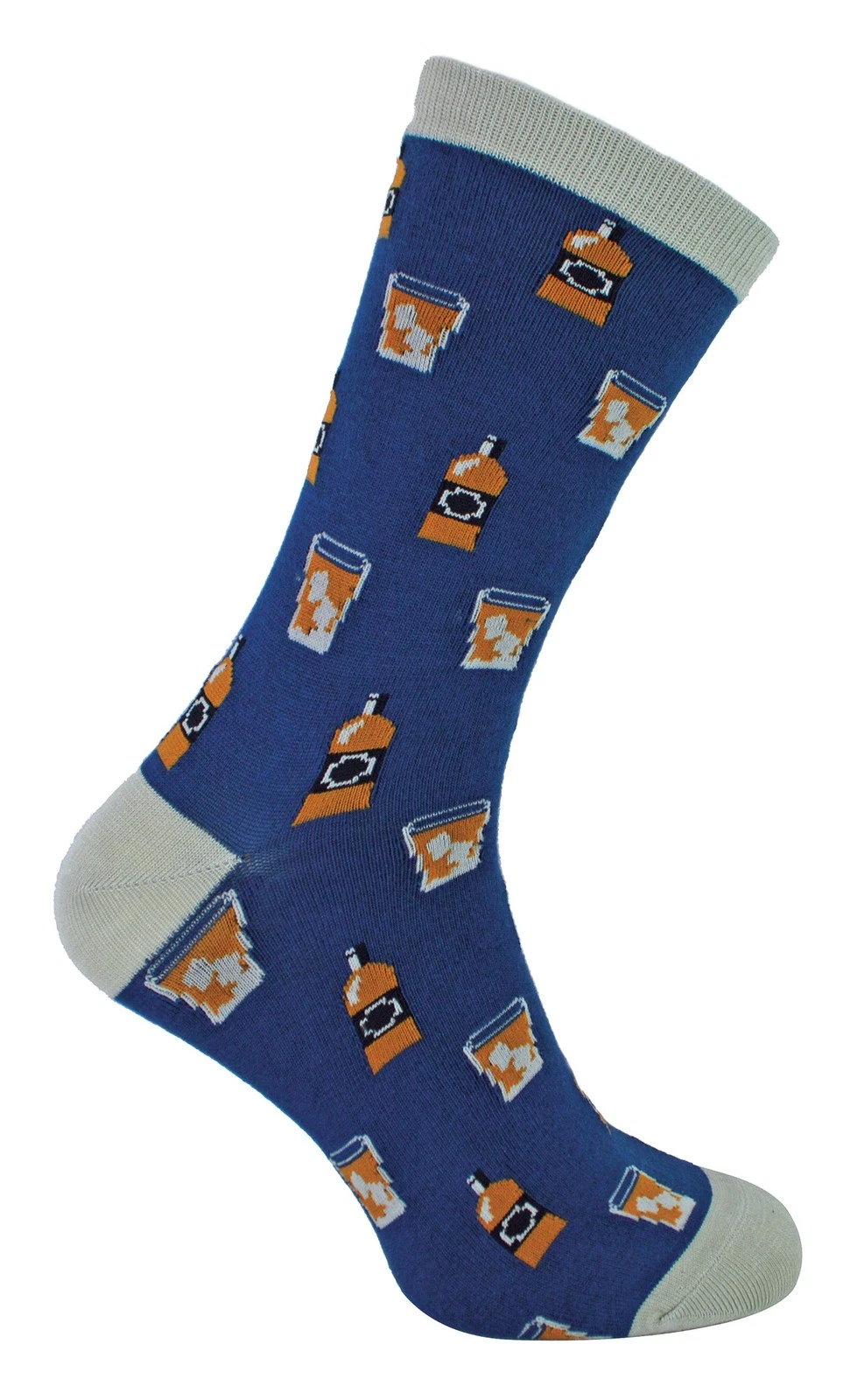 Mens Bamboo Whiskey Novelty Socks by Mr Heron , Novelty Gift Socks