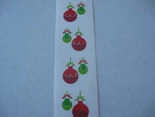 Vtg 2008 Mrs. Grossman's Jazzy Ornaments Christmas Stickers . I only have one!
