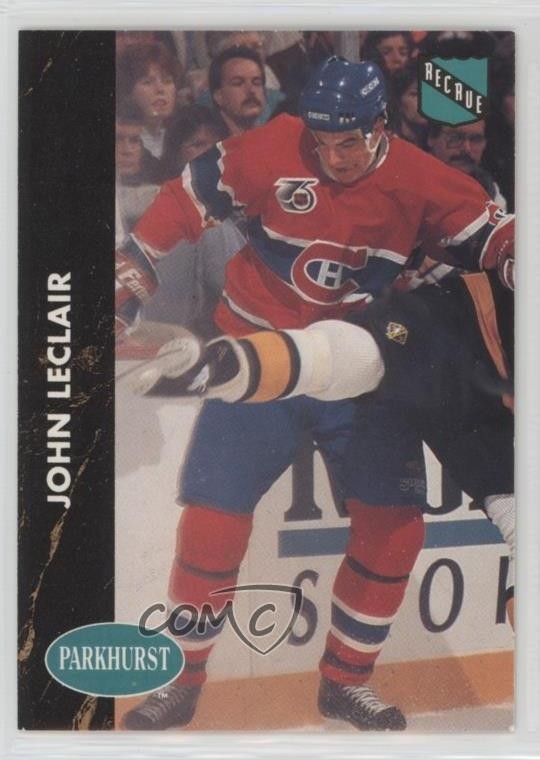 1991-92 Parkhurst French John LeClair #84 Rookie RC 09wc