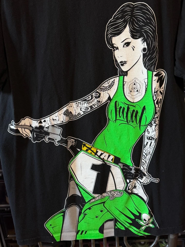 Camiseta Fatal Clothing Dirtbike Talla XL Foto 3 de 4