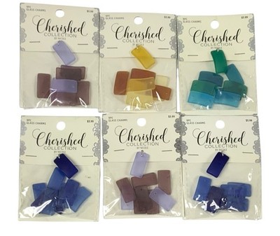 6 Cherished Collection By Nicole Glass Beads For Jewelry Making Multi Colors