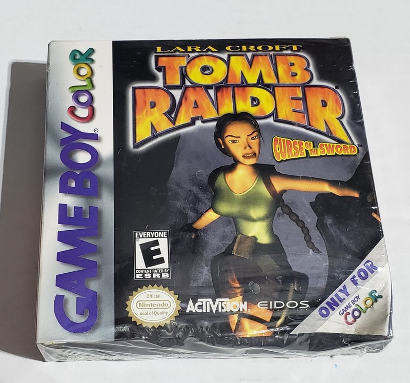 TOMB RAIDER: CURSE OF THE SWORD Nintendo Game Boy Color GBA Laura Croft New READ