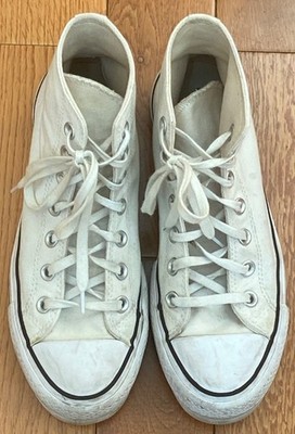 Converse Women's Chuck Tailor Hi-top 560846F Lace Up White Shoes, Size 6.5