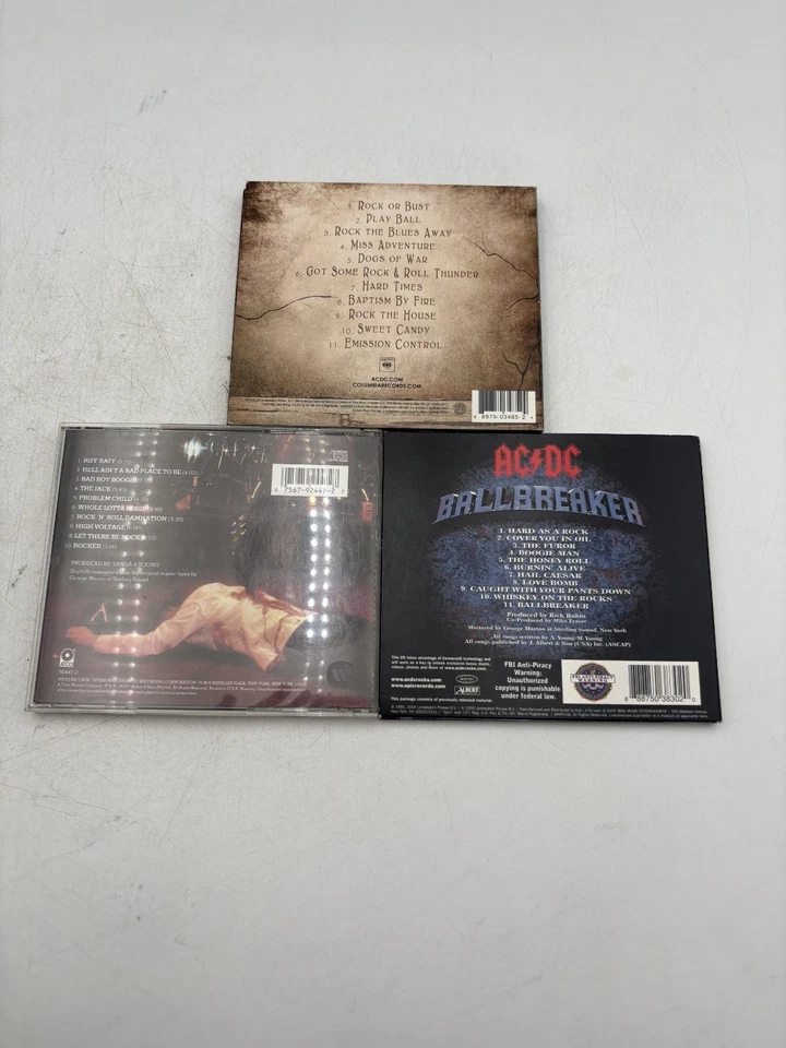 Лот из 3 компакт-дисков AC/DC / If You Want Blood You've Got It / Ballbreaker / Rock or Bust - Изображение 2 из 4