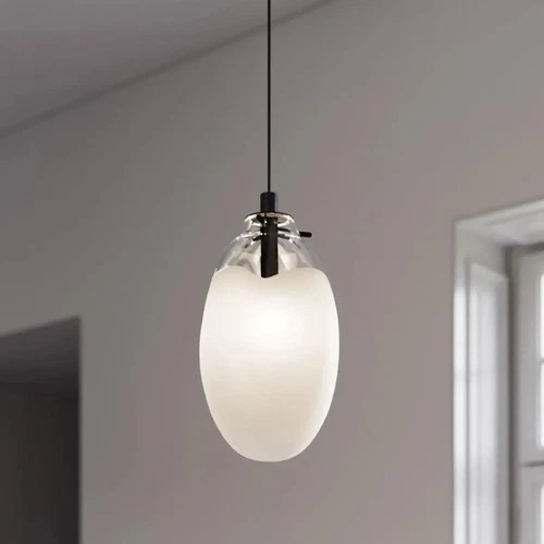 Sonneman 2970 Black Liquid Single Light 6"W Mini Pendant - Picture 6 of 10