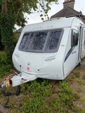 caravan with full awning 2011