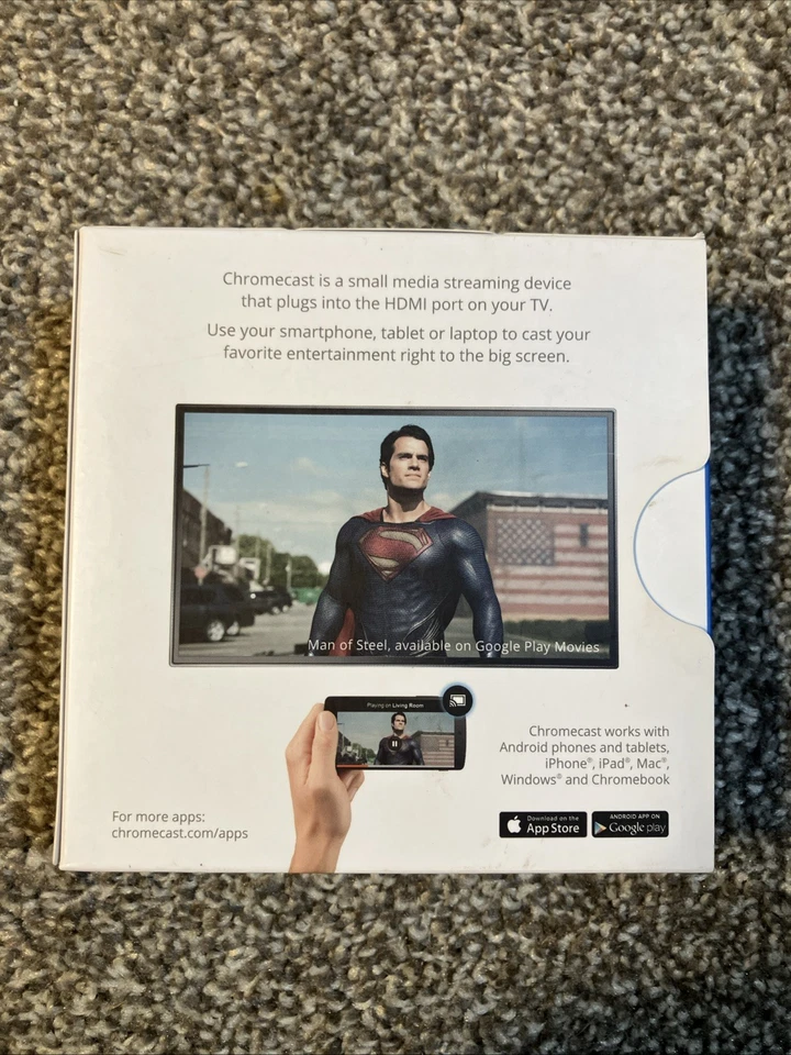 Reproductor multimedia de transmisión Google Chromecast (1ª generación) - H2G2-42 (negro) Foto 2 de 4