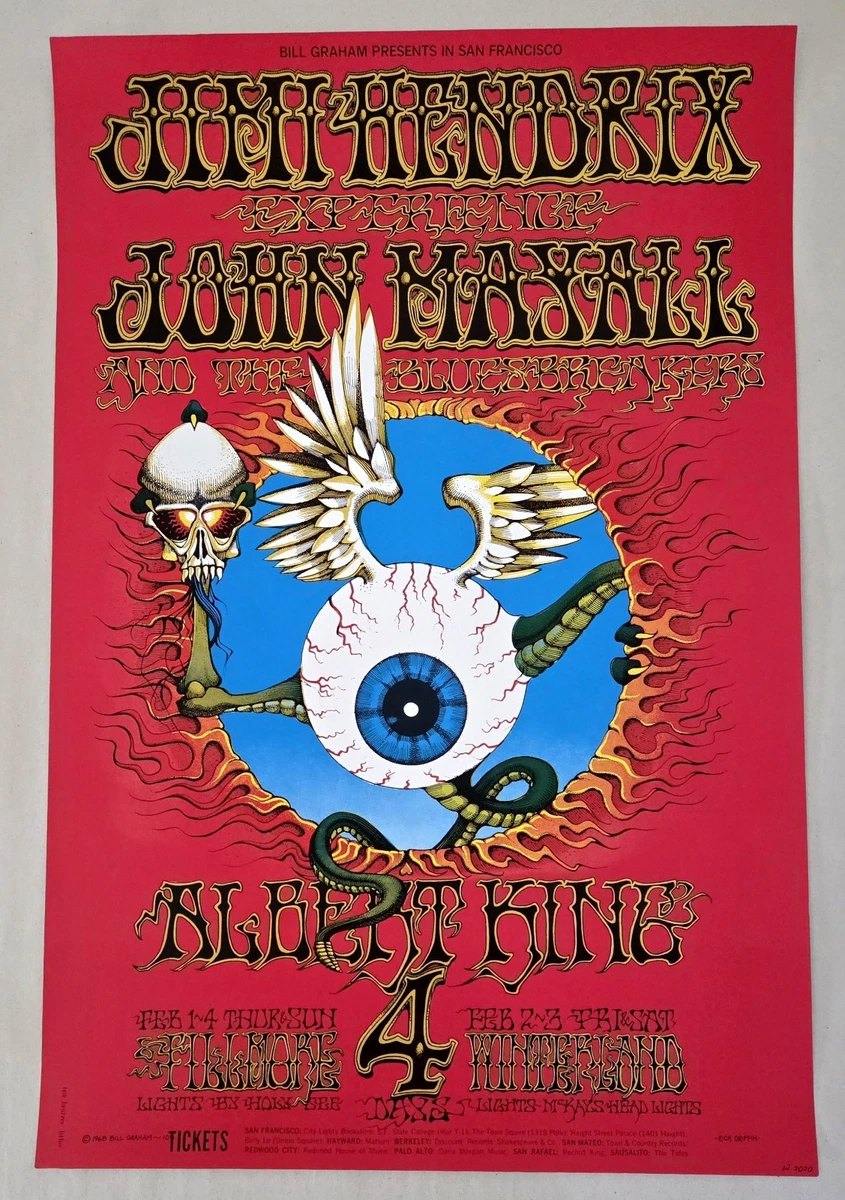 Original Jimi Hendrix Posters for sale | eBay