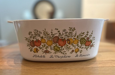 #ad #ad Vintage Corning Ware quot;Spice of Lifequot; A 5 B 5 Quart QT Casserole No Lid USA $25.00