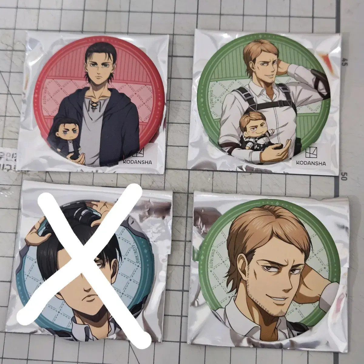 Attack on Titan Attack on Titan Attack on Titan Dotco Series Eren, Jean Can  Badg