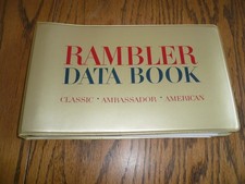 1965 Amc Dealer Data Book Classic Ambassador American - Vintage
