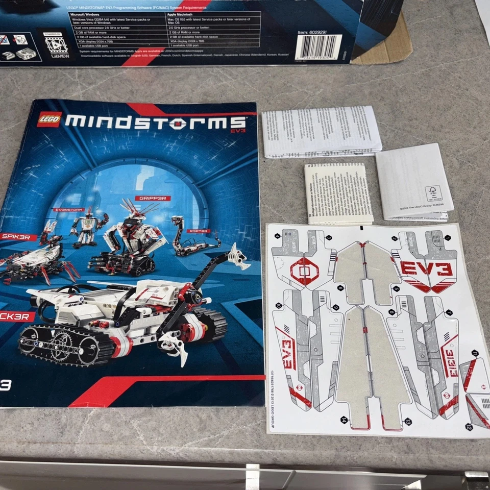 RETIRED Lego MINDSTORMS EV3 Robotic Kit 31313 w Manual INCOMPLETE - Image 3 of 4