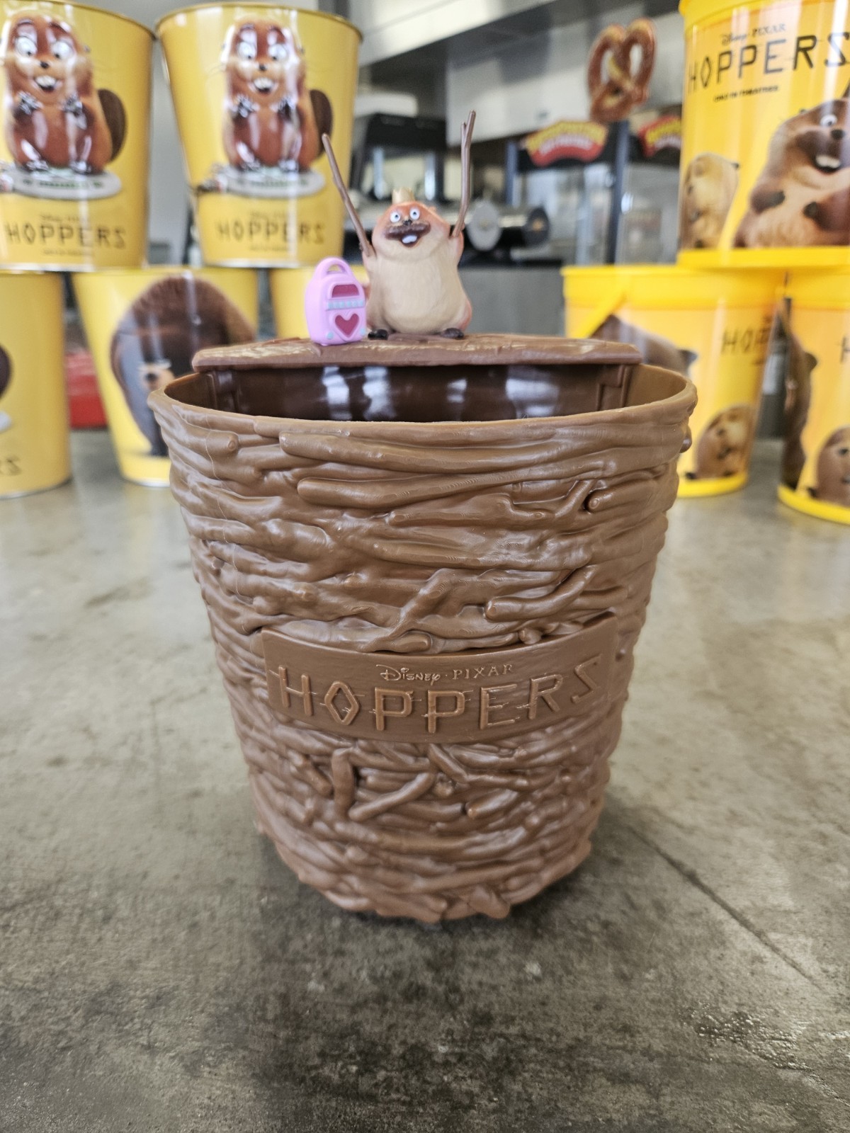 Hoppers popcorn bucket - new pixar movie merchandise (2026) 85oz collectible