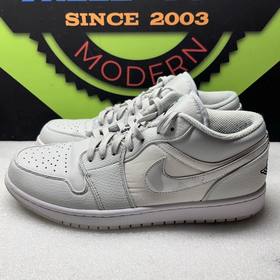 Air Jordan 1 Low*Talla 11*Blanco Camuflaje*Sin Caja*BONITA FORMA*2019*Limpio*Color alternativo Foto 4 de 4