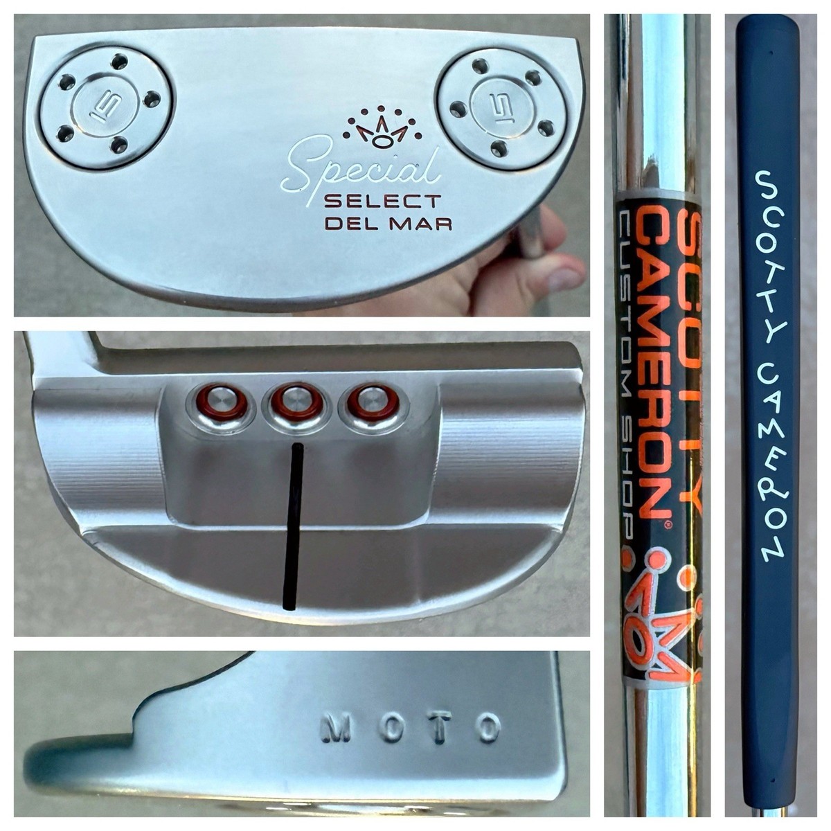 SCOTTY CAMERON MOTOパター DELMAR Scotty Cameron 2022 Del Mar 2 Moto Putter 706843995267| eBay