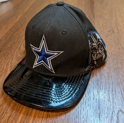 RARE Star Wars Darth Vader Dallas Cowboys Snapback Cap Hat Glossy Brim NWOT - Image 1 of 4