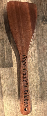 Papa  Daniel's Kitchen  Personalized Wooden Spatula, Handmade, Hand Wash Only