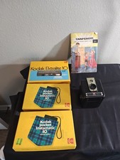 Vintage Lot Of 4 Kodak Cameras Brownie, Instamatic,Ektralite Untested