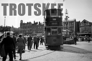 Larger Negative London Transport Tram Strassenbahn 307 1952