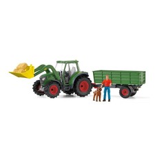 Schleich 42608 FARM WORLD Traktor mit Anhänger NEU & OVP