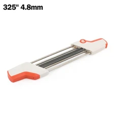 2 IN 1 Chainsaw Teeth Quick Sharpener File For STIHL .325" 4.8mm Chain