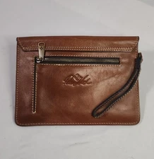 PATRICIA NASH Mini IPad / Tablet Case - Full Grain Leather, Soft Lined, Clutch 