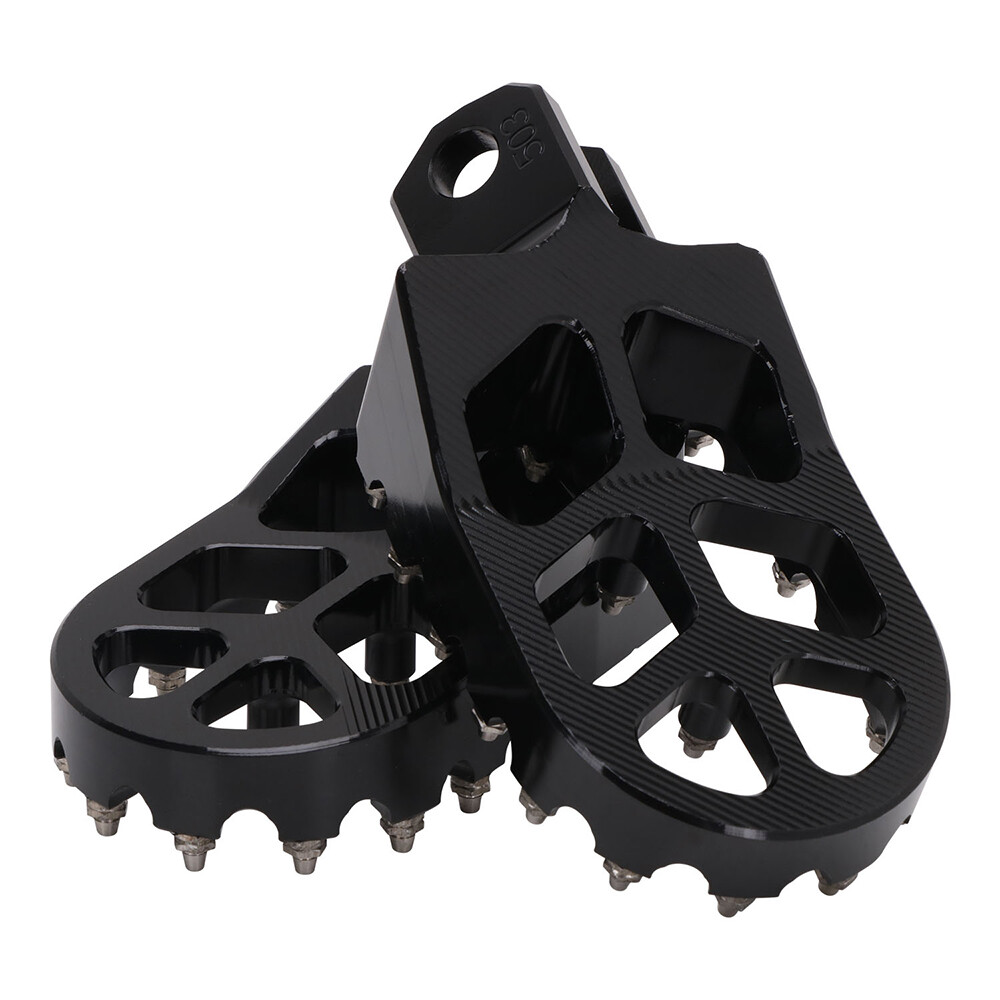 CNC Dirt Bike Foot Pegs Footrest For RM250 RM125 DRZ400 DRZ400E DRZ400S
