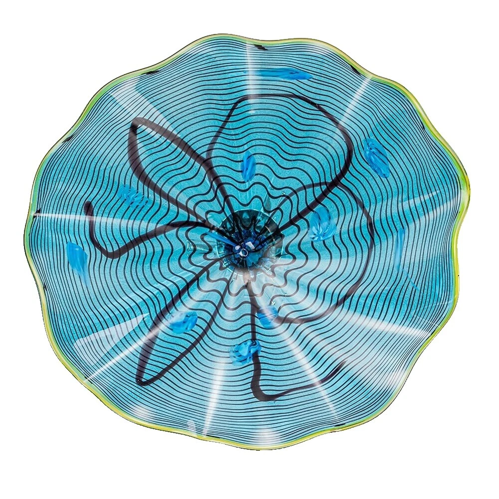 Glass Art Deco Decorative Plates