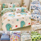 3D Minimalist Floral Cartoon Series DigitalPrinted Duvet Cover PillowcaseBedding