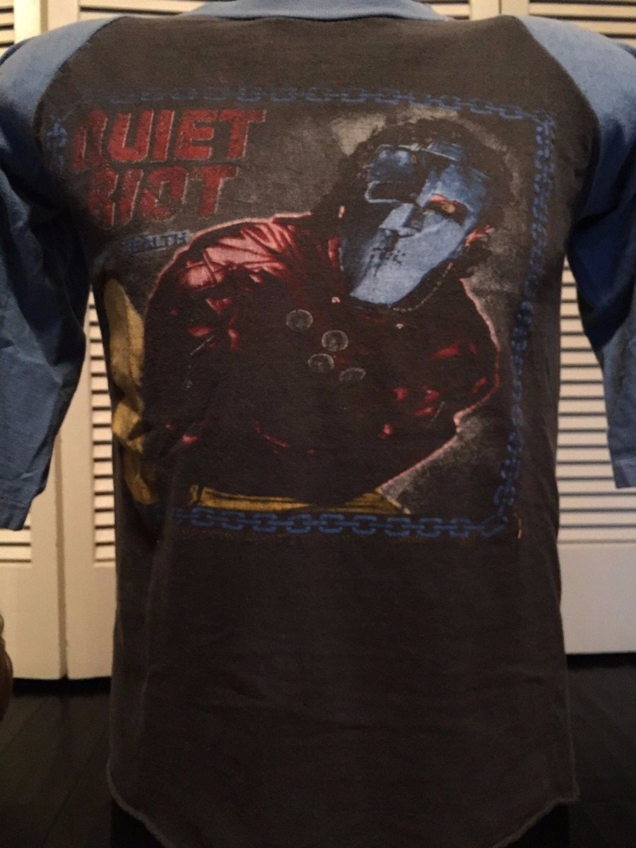 Vintage 1984 Quiet Riot Metal Health Bootleg Tour Shirt Size Small 