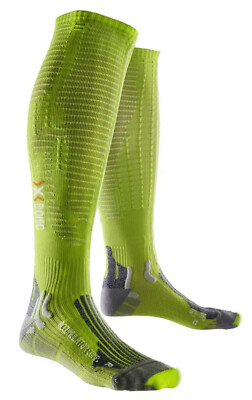 X-BIONIC Effektor Socken xbs.competition (limettengrün perlgrau) 39-42