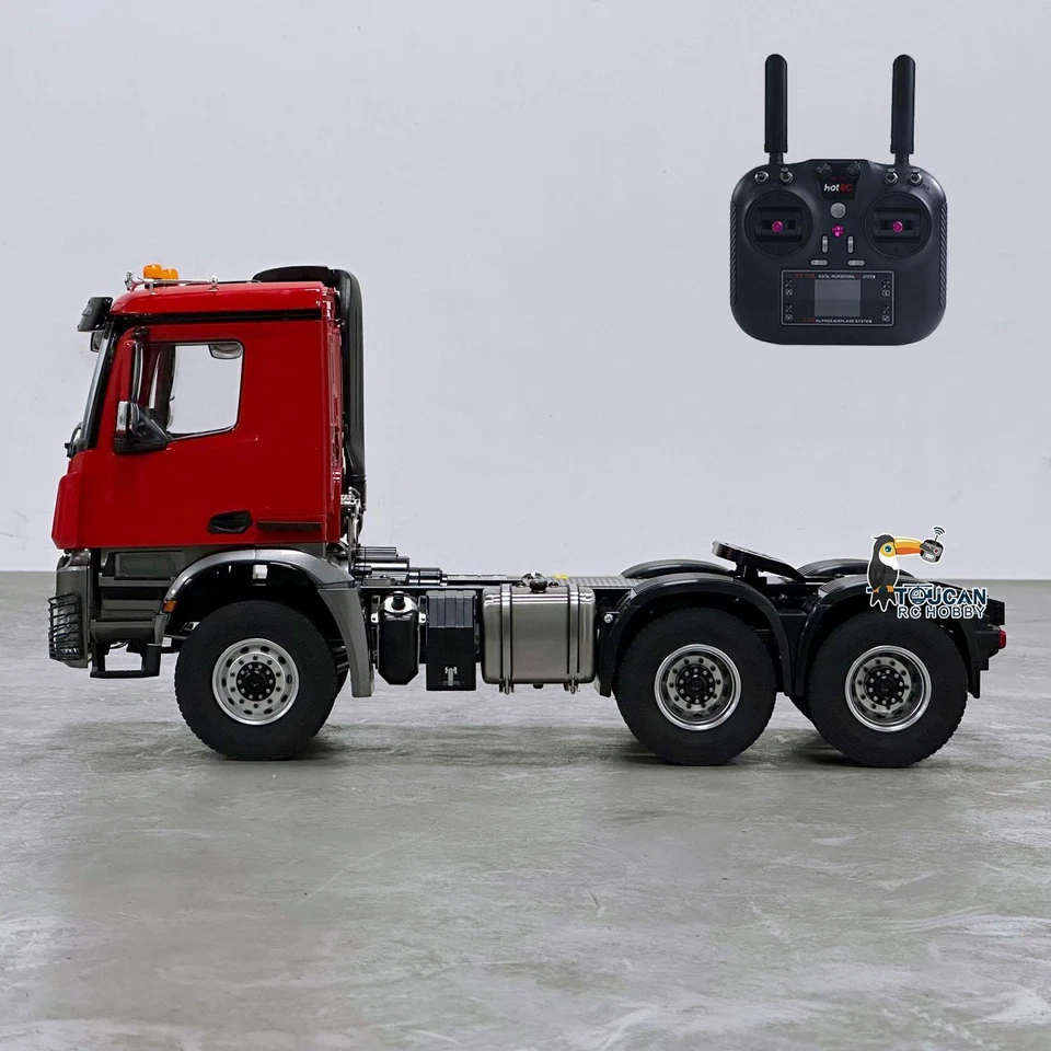 1:14 RC Tractor Truck 6*6 Radio Controlled Lorry Car NO Lock Differential Axle - Image 3 of 4