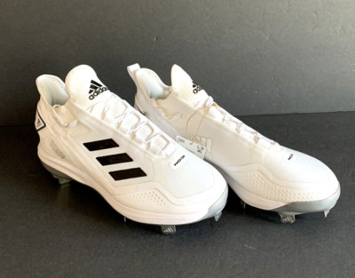 Adidas Icon 7 Boost Mens NEW GX2803 White Black Metal Baseball Cleats Size 8