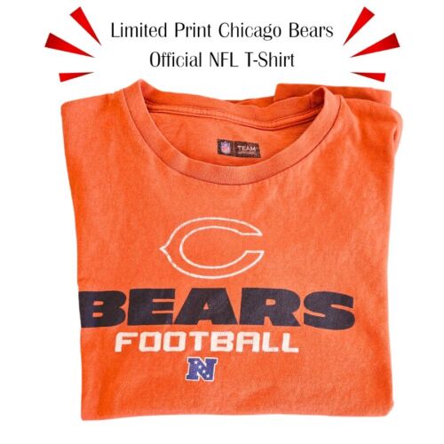 T-shirt officiel NFL des années 1990 Chicago Bears (grand). Offres bienvenues - Photo 1/8