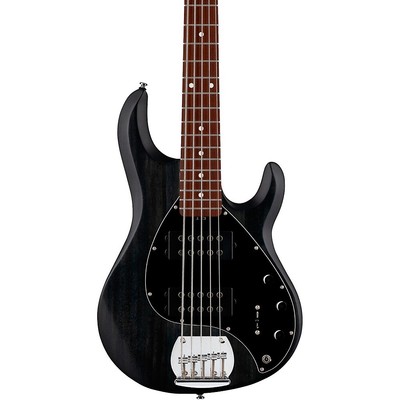 Sterling StingRay Ray5HH Limited-Edition 5-String Bass Guitar Trans Black Satin