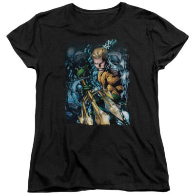 AQUAMAN #1 Licensed Women's Graphic Tee Shirt SM-2XL