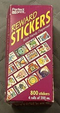 VNTG Perfect print - REWARD STICKERS - 4 Rolls Assorted Stickers - 700 Stickers