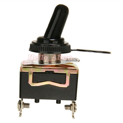 2 STCK. SPST 2-poliges Autoboot 15A 250V EIN/AUS Wippe Kippschalter + wasserdicht Boot Heiß - Bild 3 von 7