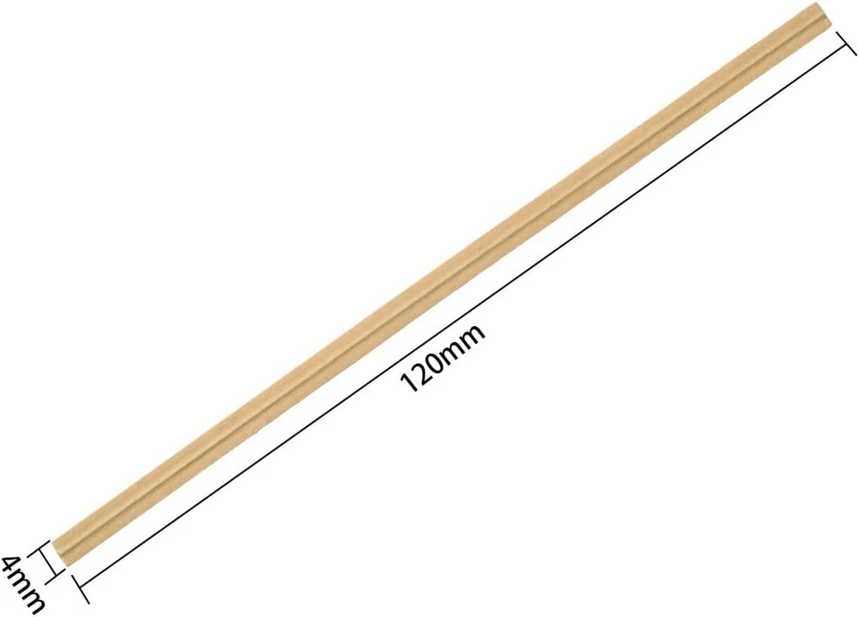 500 Piezas Corbatas Giratorias de Papel Kraft de 5", Corbatas para Pan Fiesta Caramelo Pan Café Bolsas Pastel Foto 2 de 4