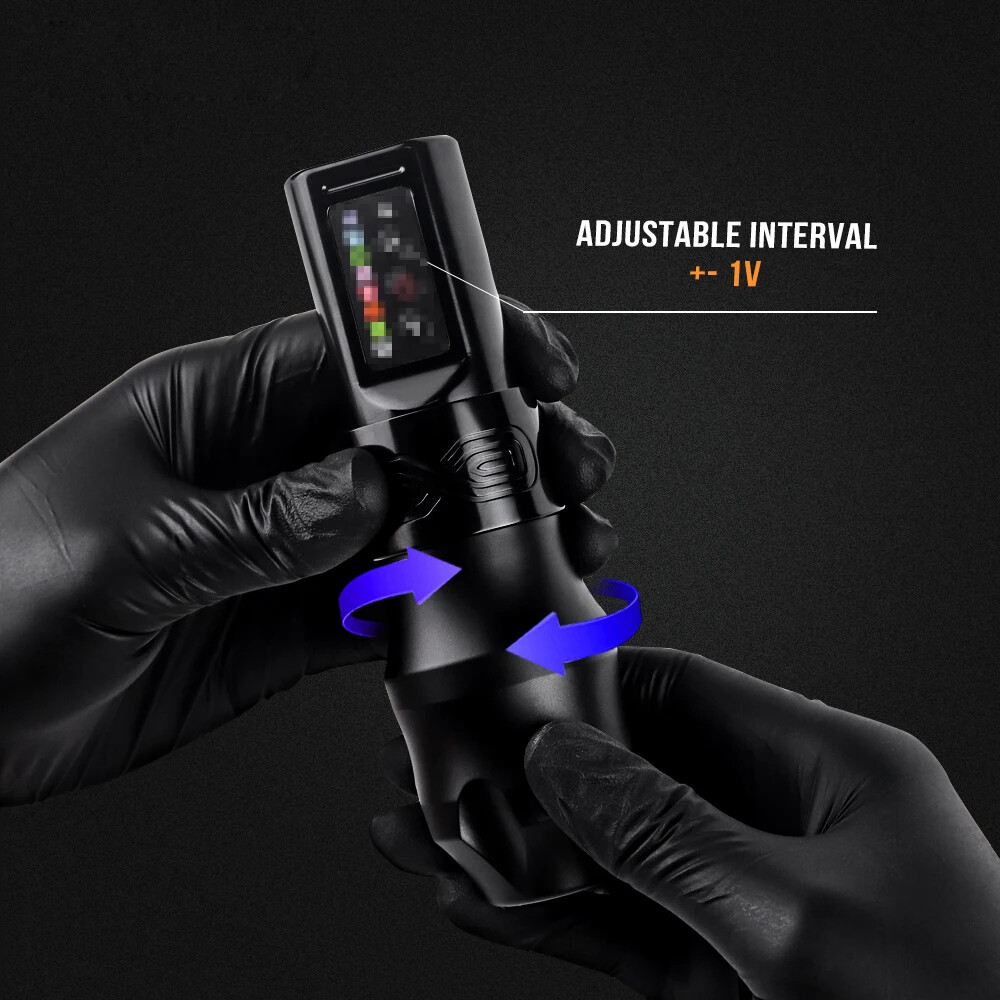 EXO Wireless Tattoo Machine Kit with Extra 2100mAh Power Supply 40
