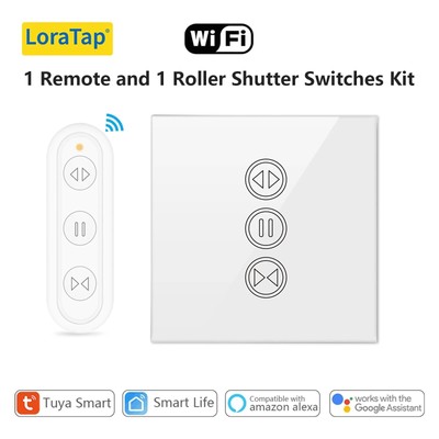 Tuya Smart Curtain Switch Touch Timer Fernbedienung Alexa Google Sprachsteuerung Jalousien