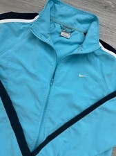 Vintage 90s Y2K Nike Swoosh Full Zip Jacket Windbreaker Womens Large