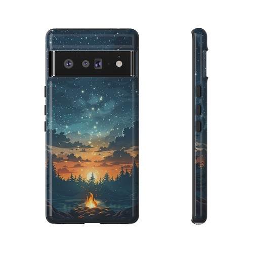 Camp Bonfire Sunset Night - Phone Ink Cover Case for iPhone, Galaxy, Pixel - 第 170/281 張圖片