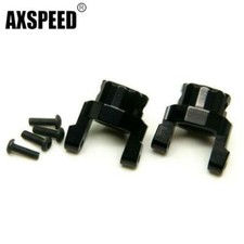 1 Pair Alloy Front C-Hub for Axial Wraith 1/10 Scale RC Rock Crawler Cars Black
