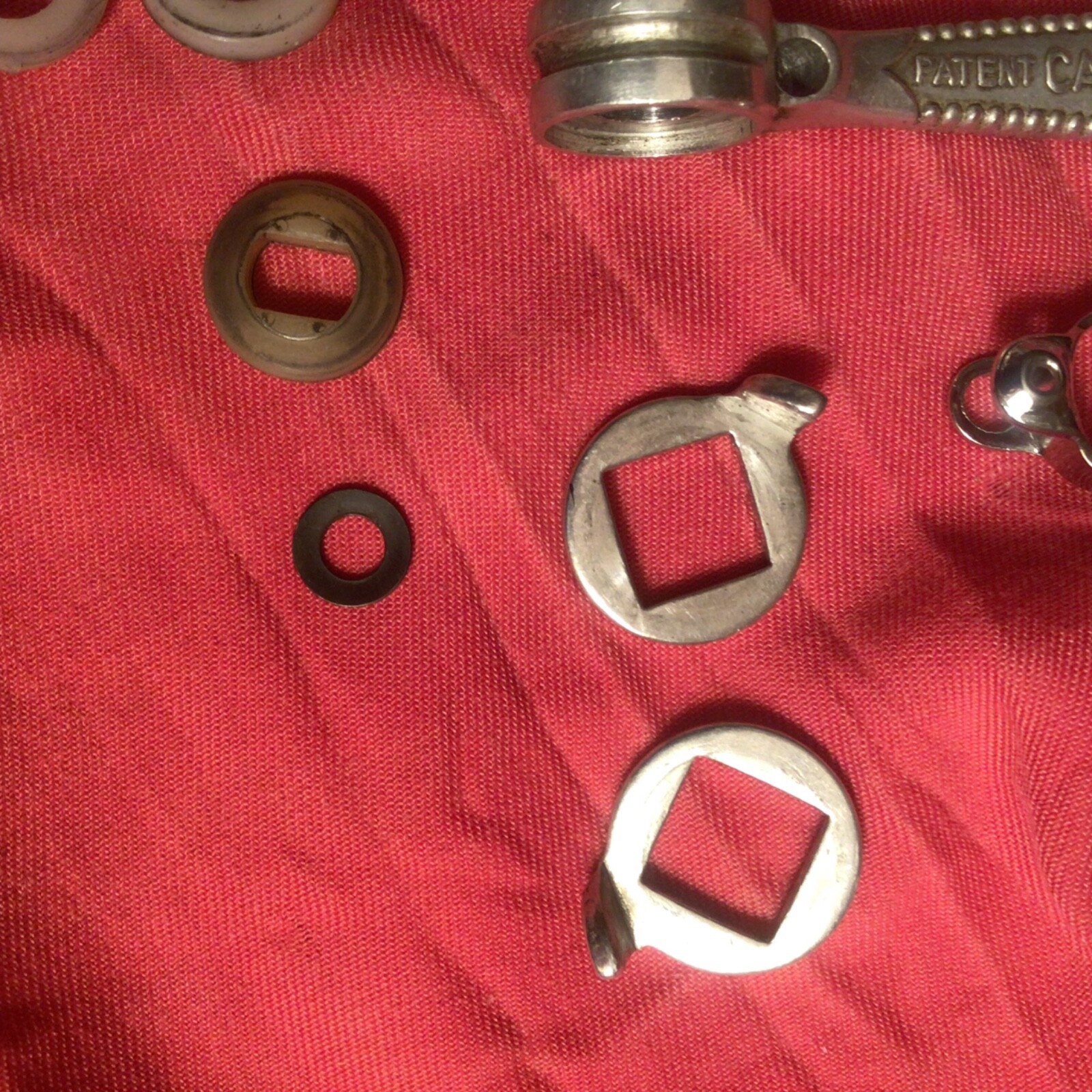 LOT OF VINTAGE CAMPAGNOLO DOWN TUBE SHIFTER PARTS, different vintages