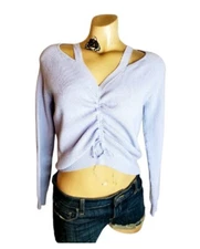 T/S Twine And String Womens Lavander Sweater Size M
